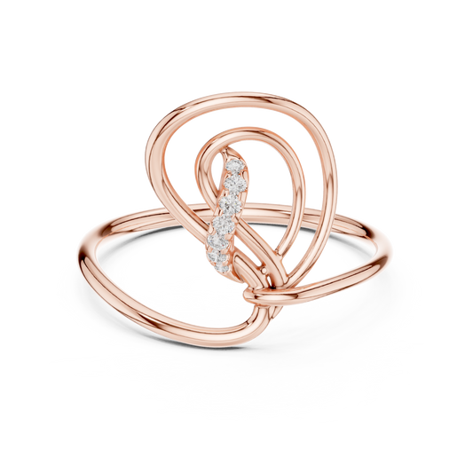 JÄGER JEWEL Infinity Loop Diamond Ring – JÄGER Metal