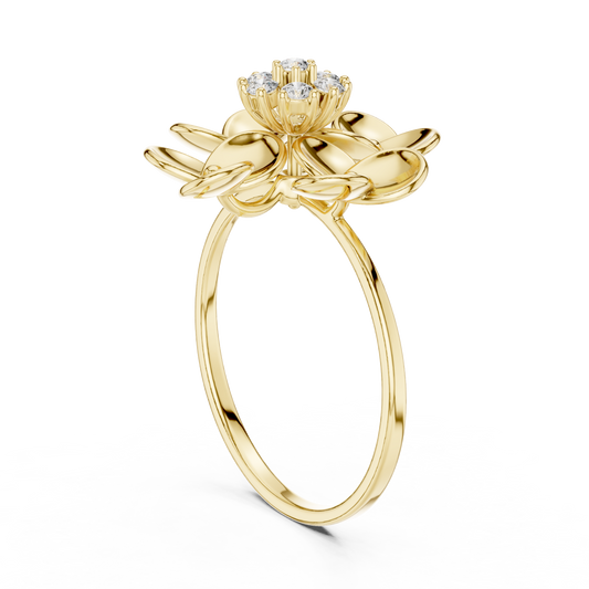 JÄGER JEWEL Radiant Petal Diamond Ring – JÄGER Metal