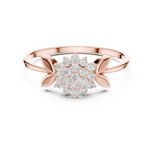 JÄGER JEWEL Blossom Aura Diamond Ring – JÄGER Metal