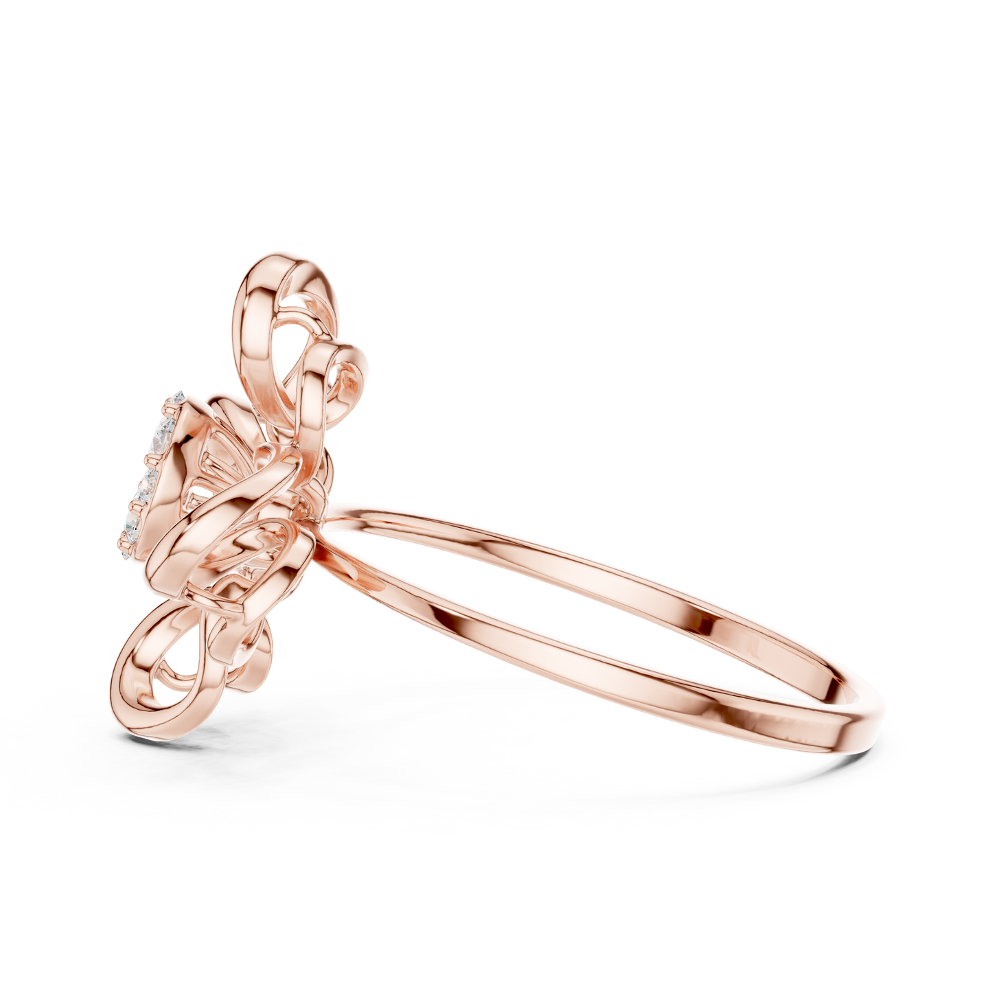 JÄGER JEWEL Serene Bloom Diamond Ring – JÄGER Metal