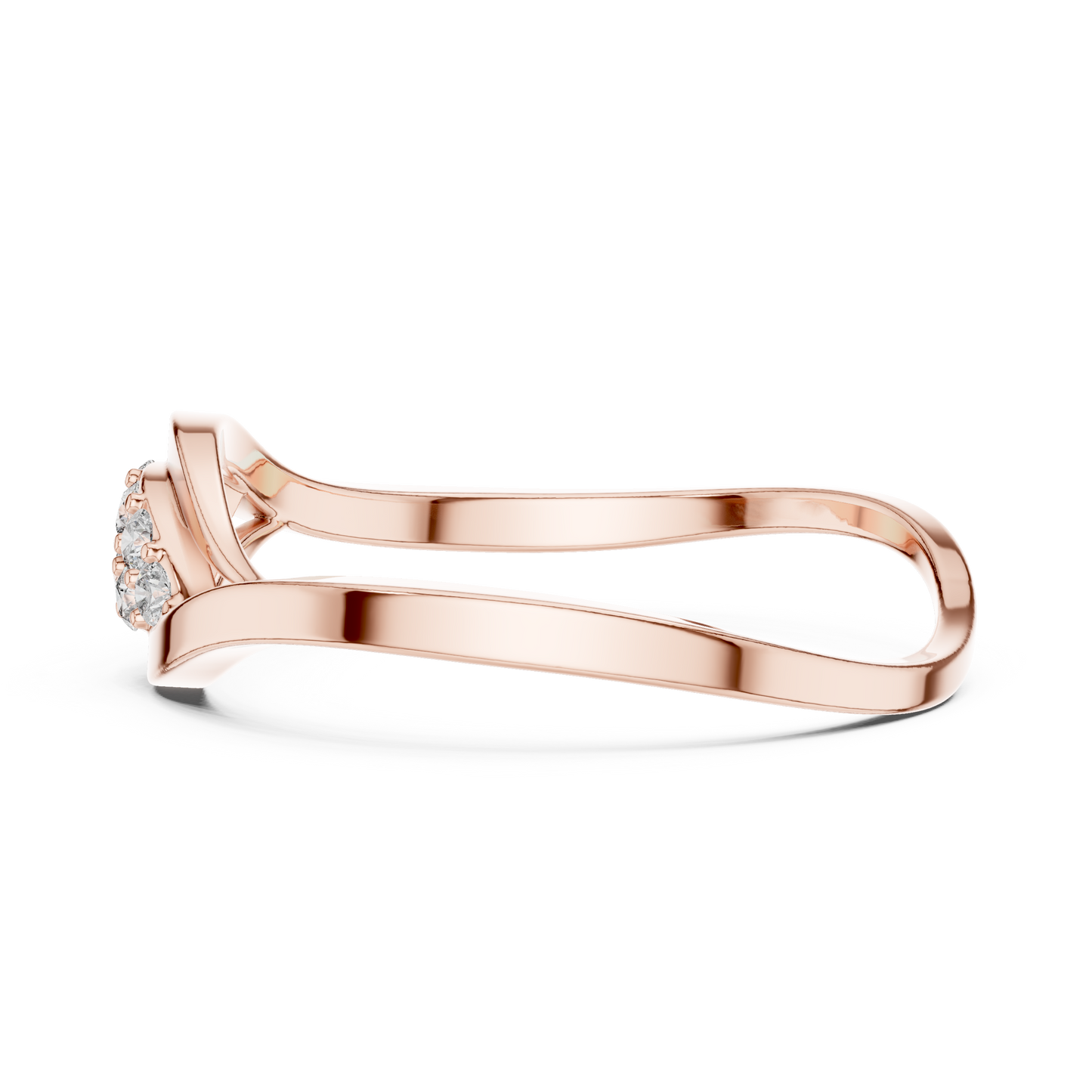 JÄGER JEWEL Serene Wave Diamond Ring – JÄGER Metal