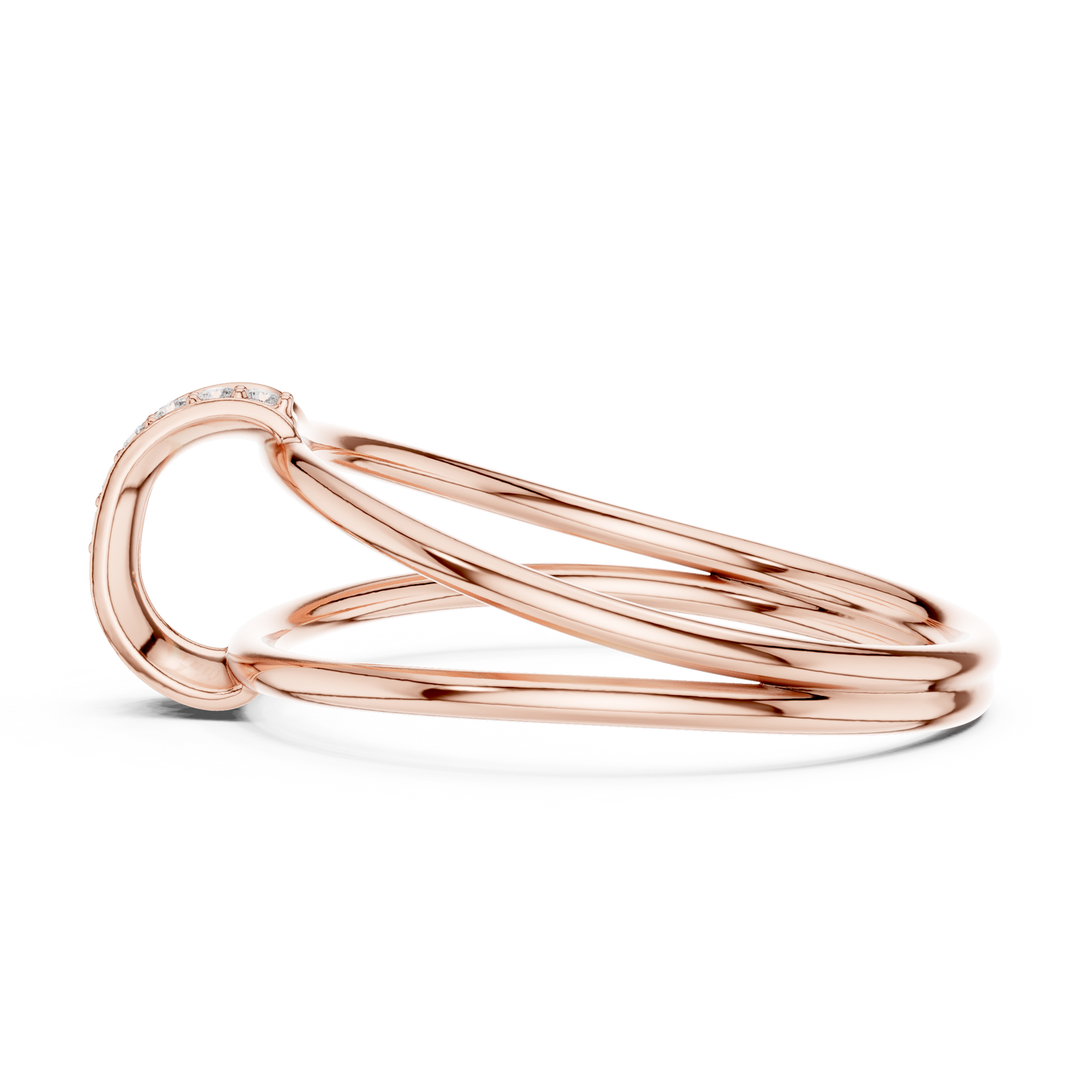 JÄGER JEWEL Linear Grace Diamond Ring – JÄGER Metal