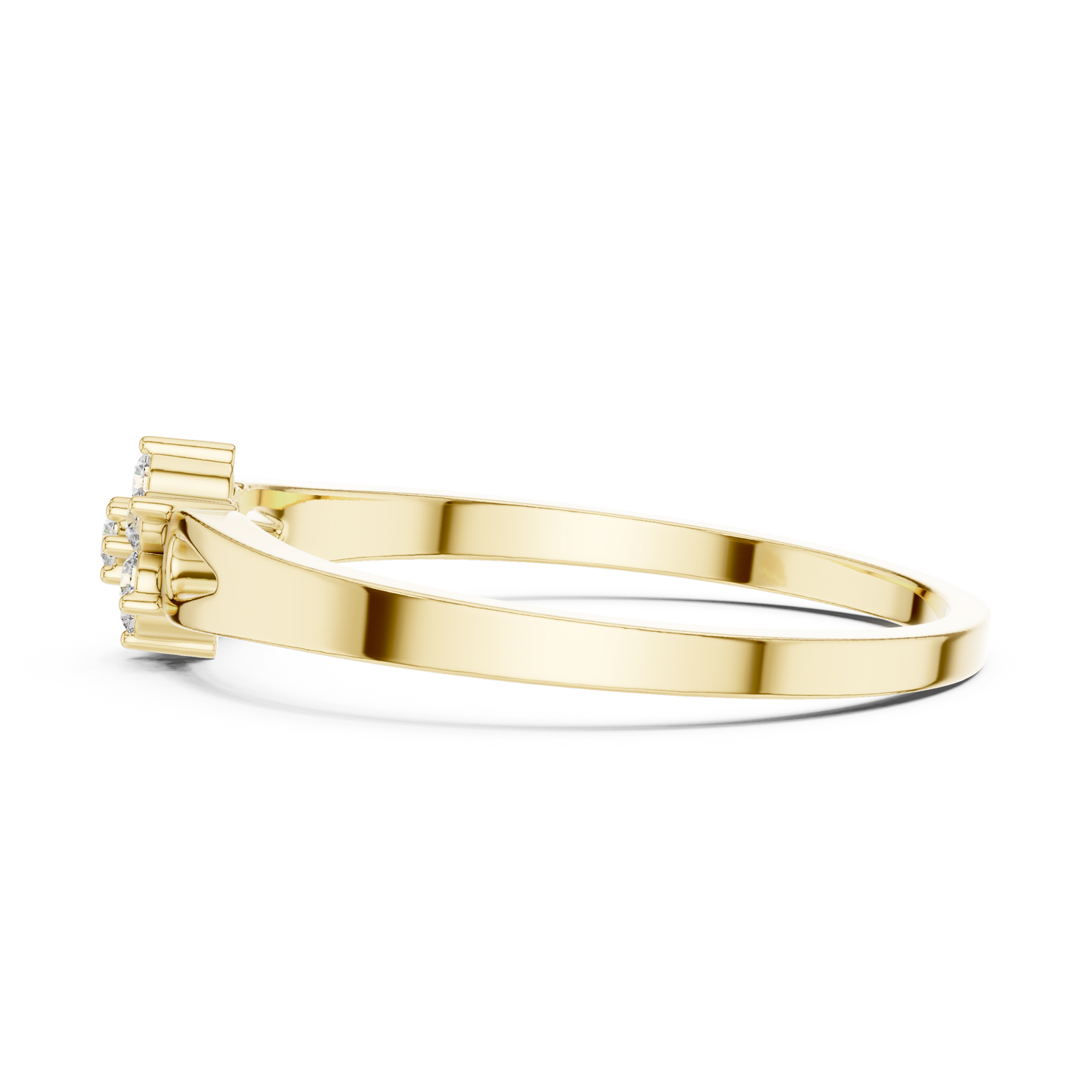 JÄGER JEWEL Petite Bloom Diamond Ring – JÄGER Metal
