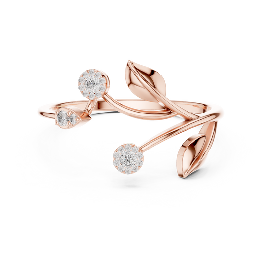 JÄGER JEWEL Petal Drift Diamond Ring – JÄGER Metal