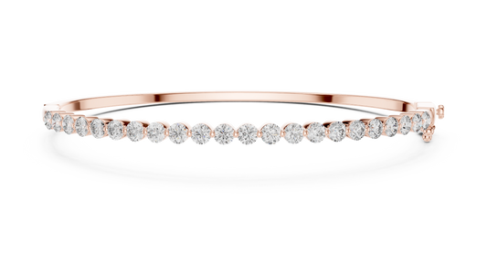 JÄGER JEWEL Infinite Line Diamond Bangle – JÄGER Metal