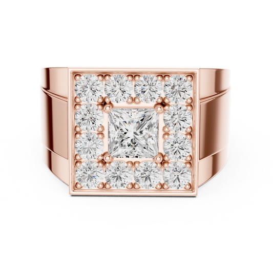 JÄGER JEWEL Sovereign Square Men’s Ring – JÄGER Metal