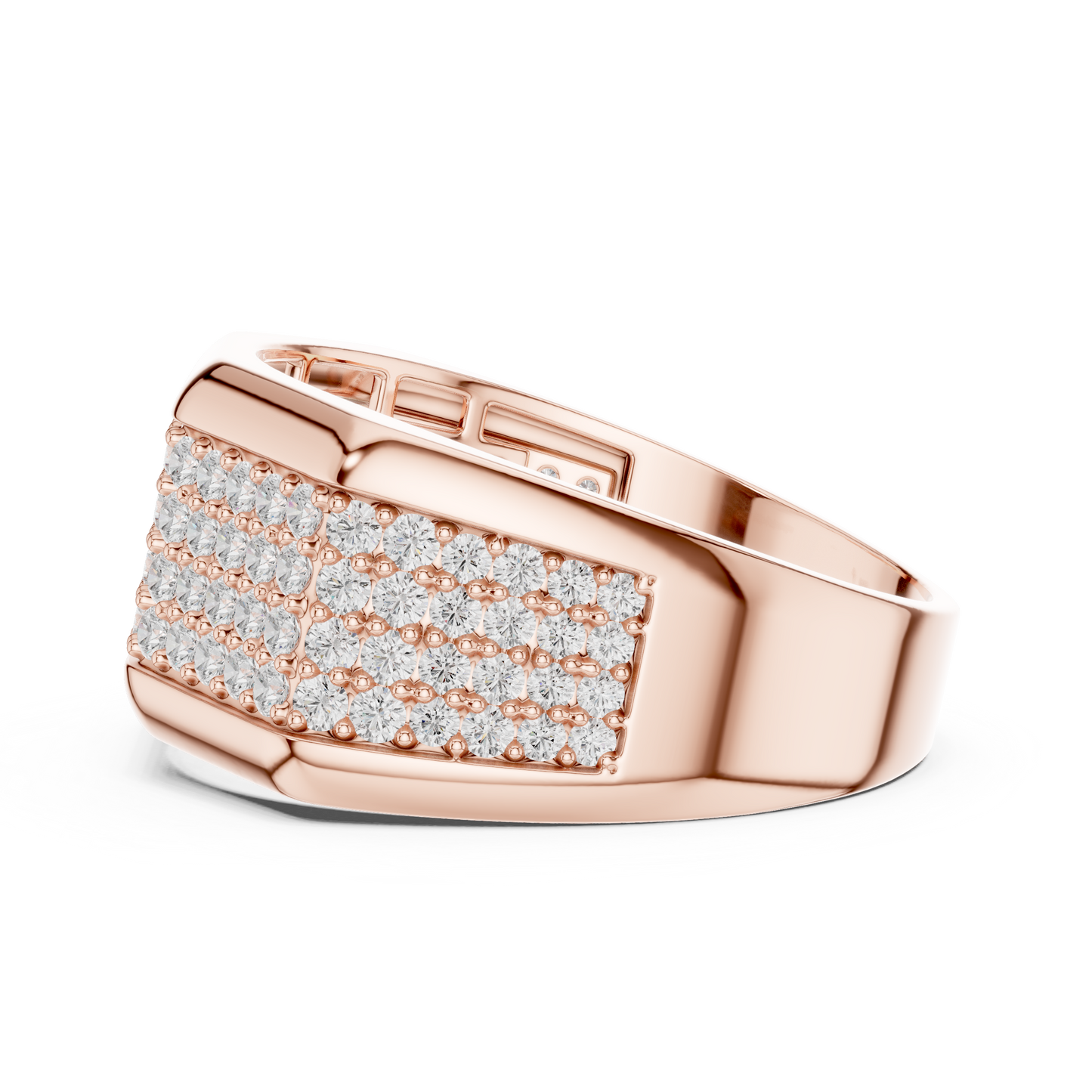 JÄGER JEWEL Sovereign Pavé Band – JÄGER Metal