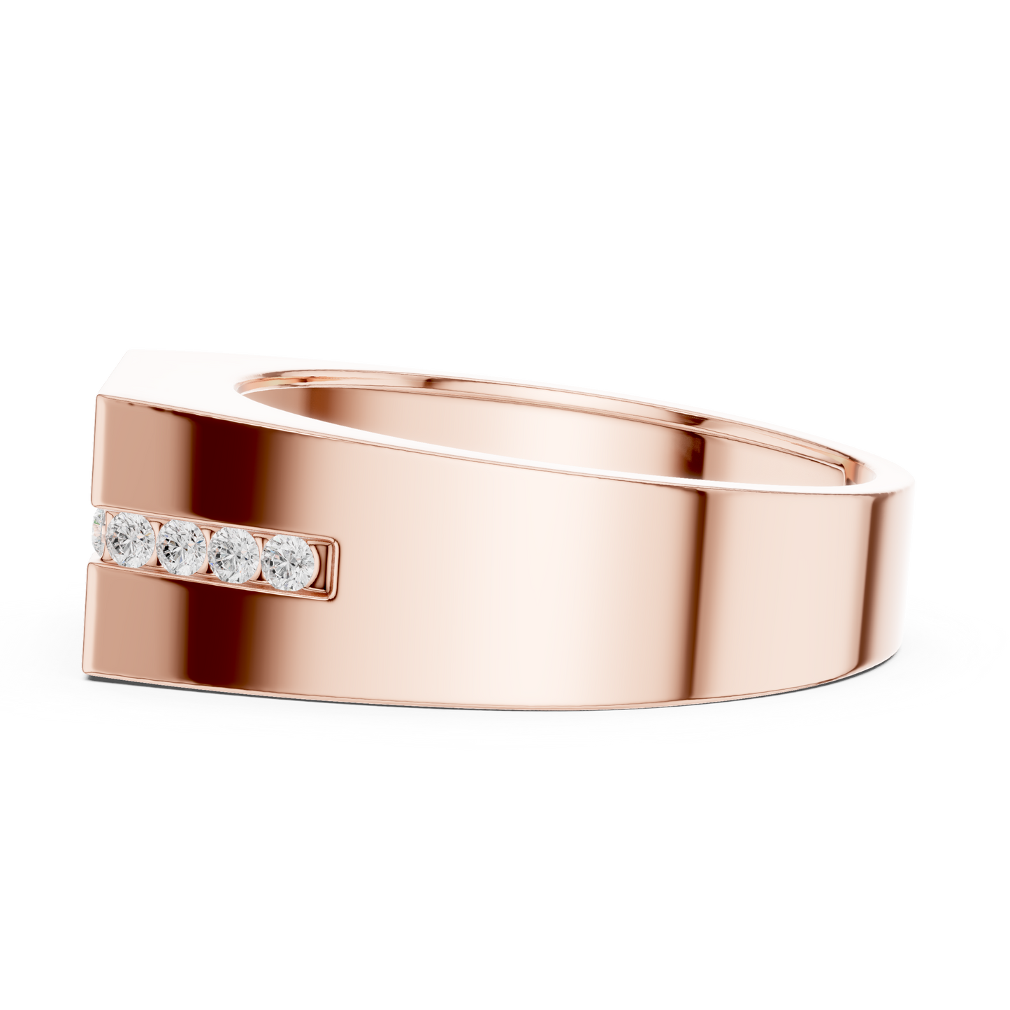 JÄGER JEWEL Linear Crest Diamond Ring – JÄGER Metal