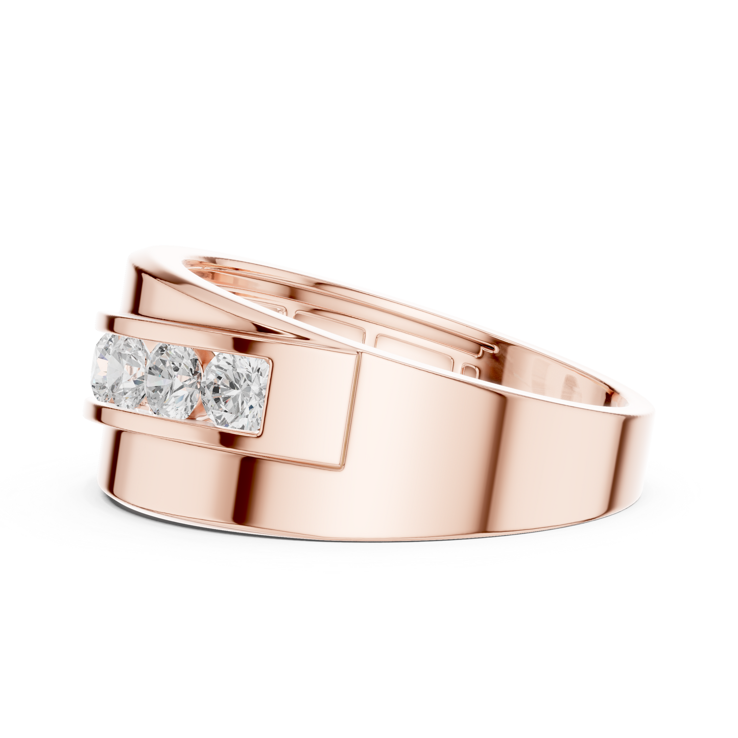JÄGER JEWEL Linear Prestige Diamond Band – JÄGER Metal