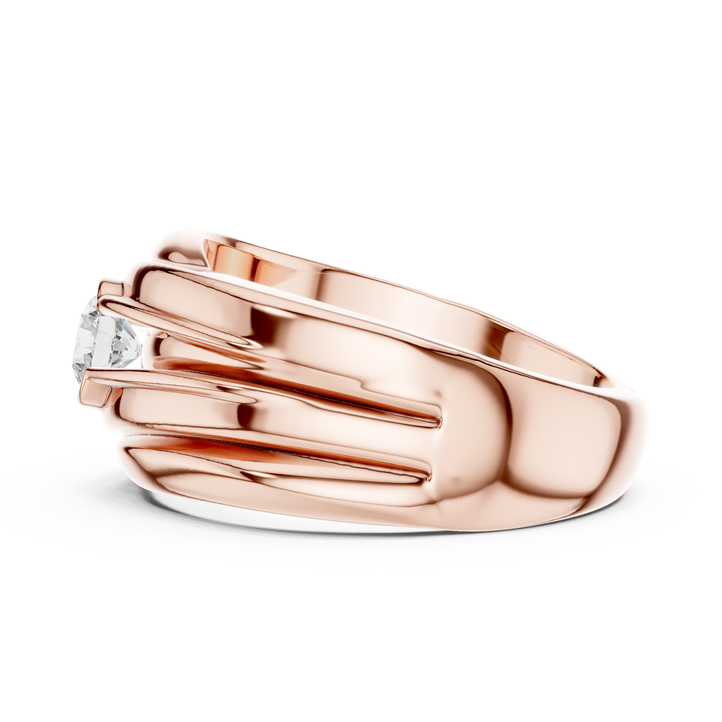 JÄGER JEWEL Flowline Solitaire Ring – JÄGER Metal