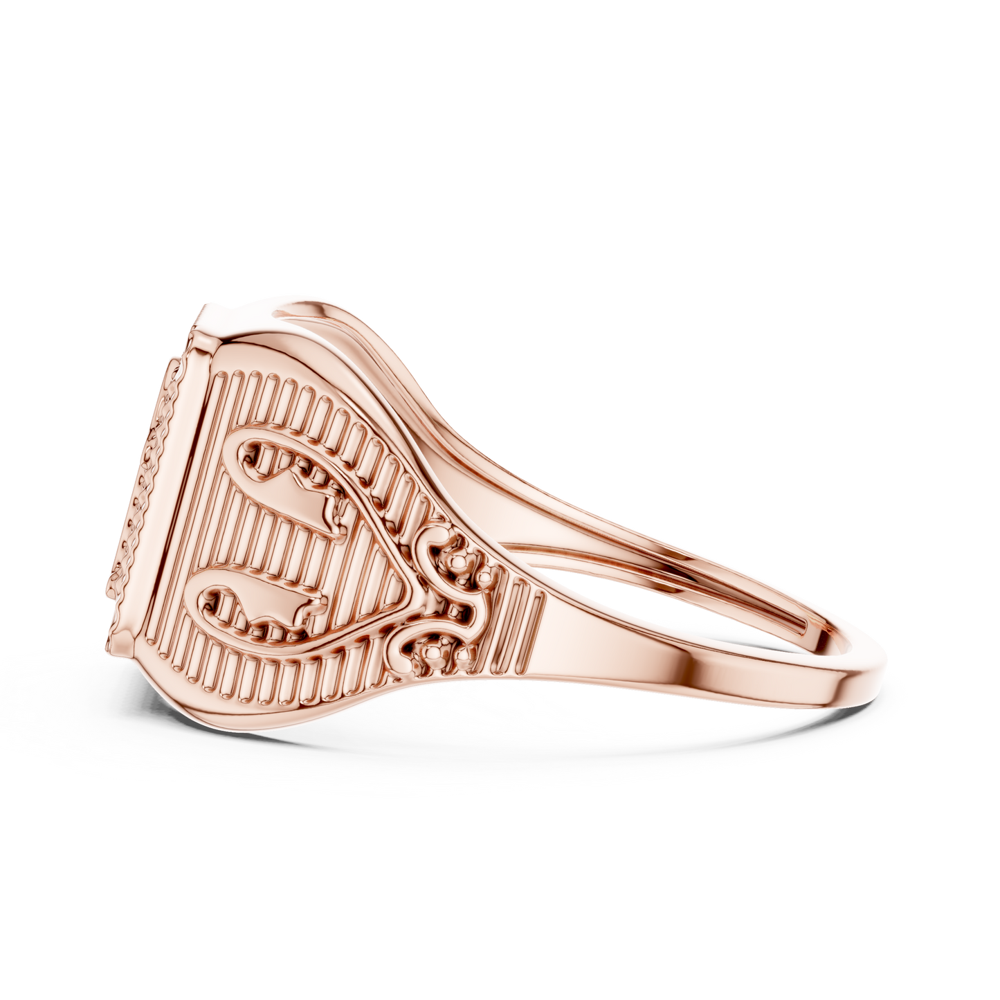 JÄGER JEWEL Shree Script Signet Ring – JÄGER Metal