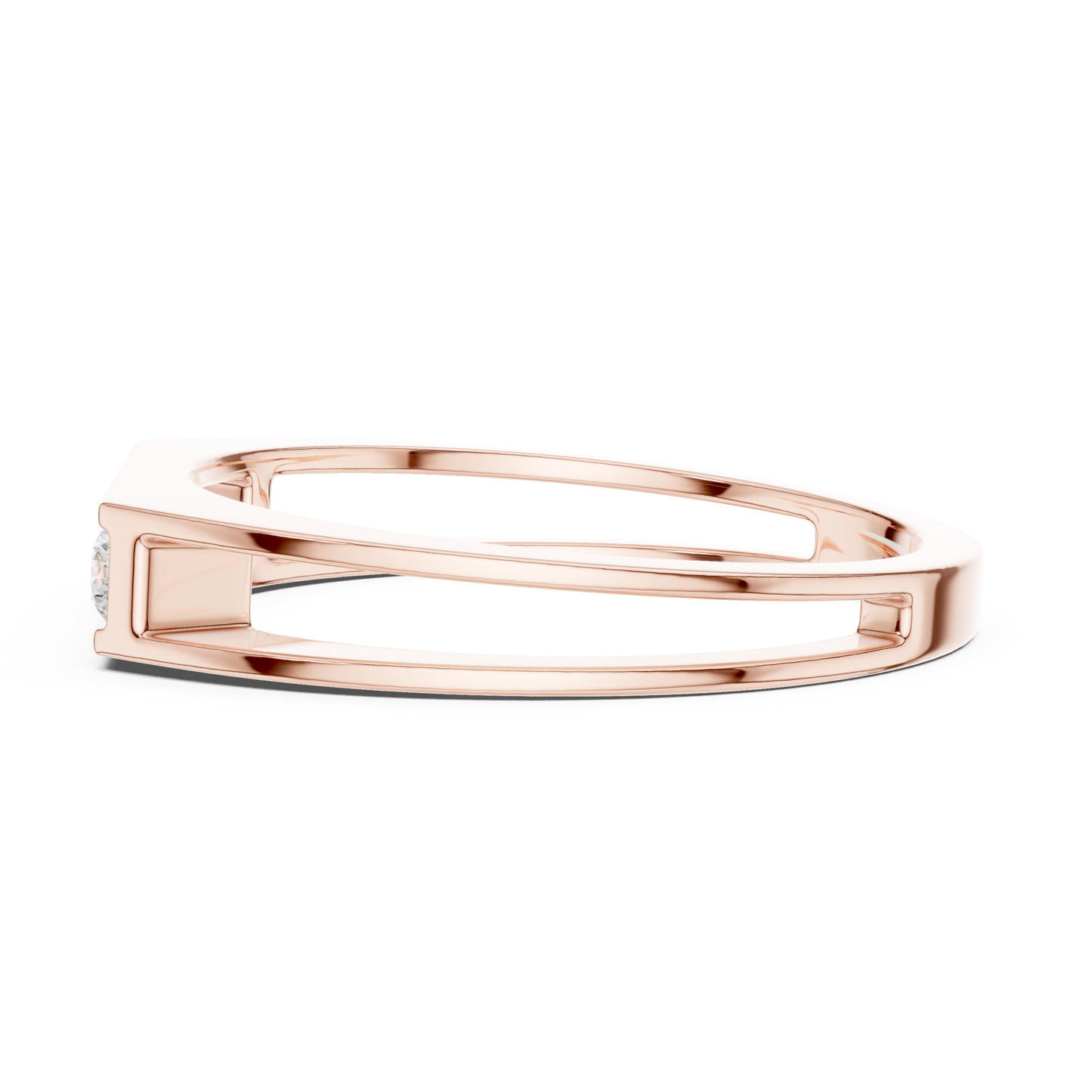 JÄGER JEWEL Linear Prism Diamond Ring – JÄGER Metal