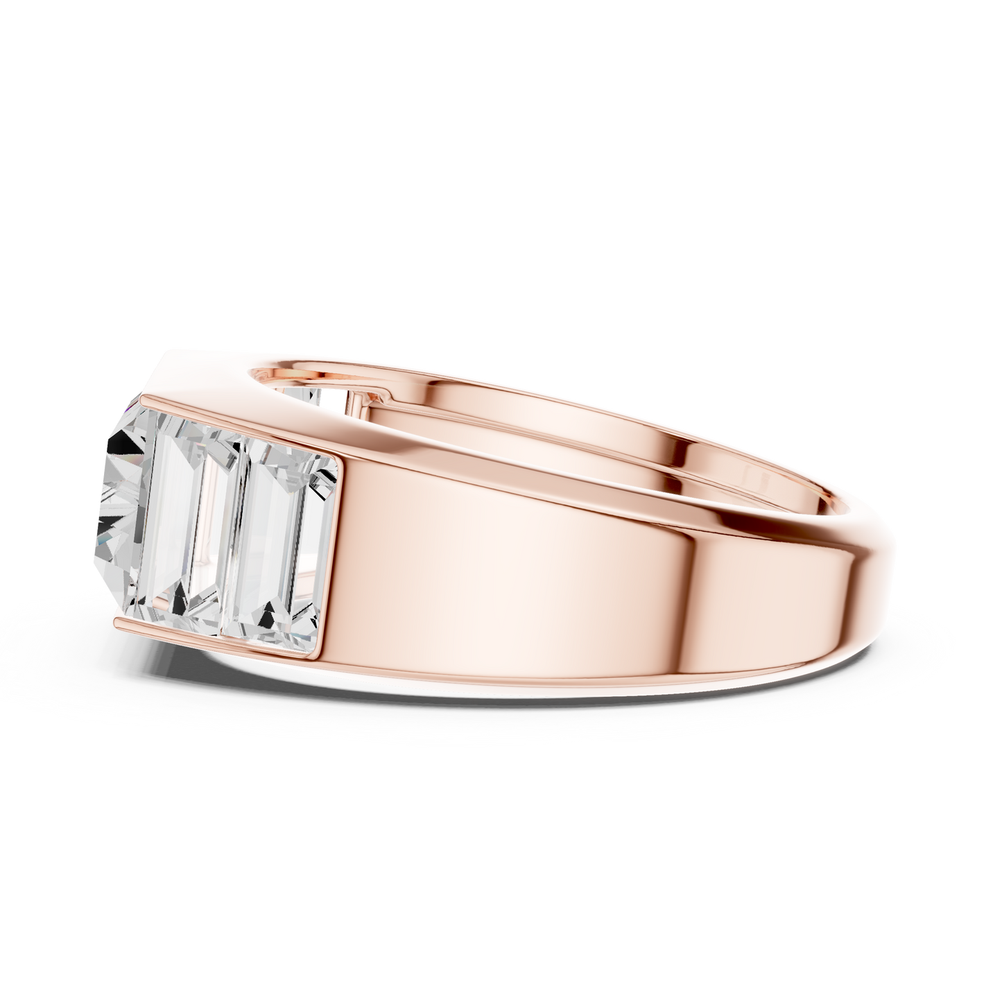 JÄGER JEWEL Monarch Emerald-Cut Diamond Ring – JÄGER Metal