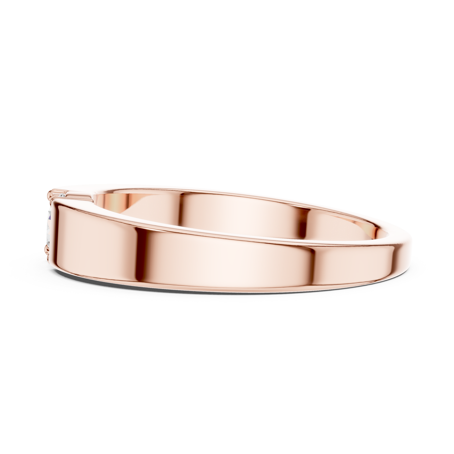 JÄGER JEWEL Pure Focus Solitaire Diamond Band – JÄGER Metal