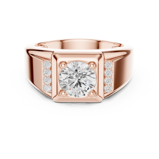 JÄGER JEWEL Sovereign Frame Diamond Ring – JÄGER Metal