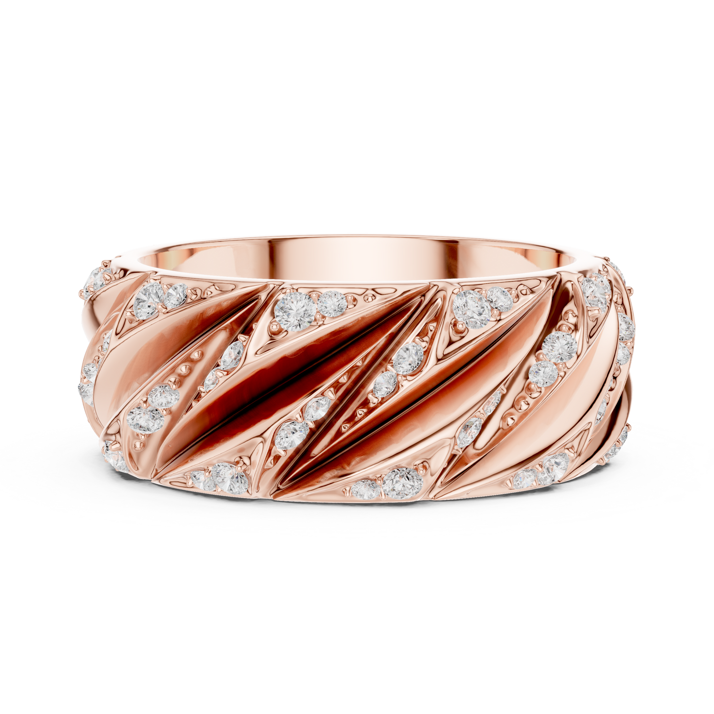JÄGER JEWEL Imperial Wave Diamond Ring – JÄGER Metal