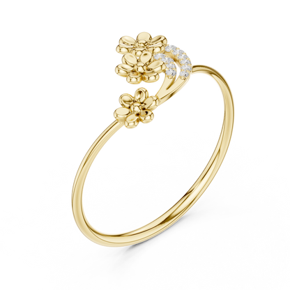 Lab grown diamond RING with JAGER metal.