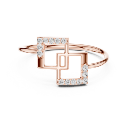 Lab grown diamond RING with JAGER metal.