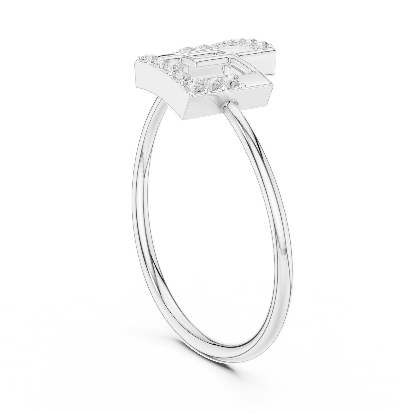 Lab grown diamond RING with JAGER metal.