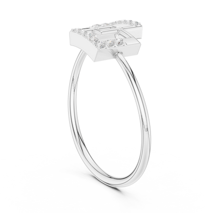 Lab grown diamond RING with JAGER metal.