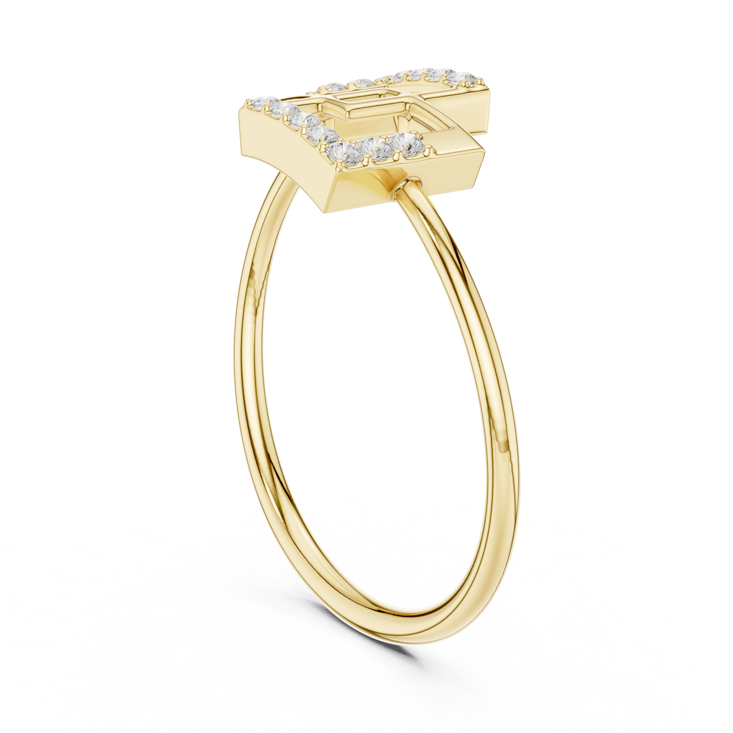 Lab grown diamond RING with JAGER metal.