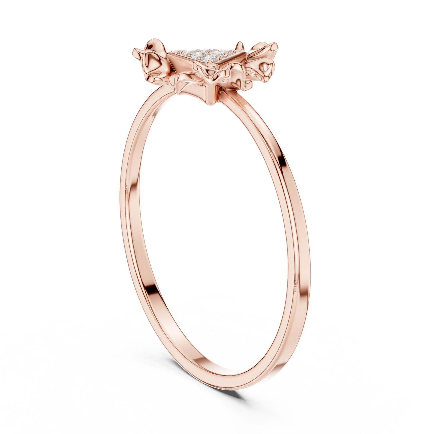 Lab grown diamond RING with JAGER metal.