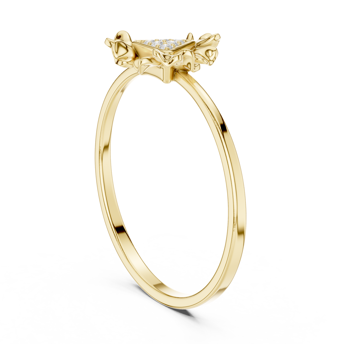 Lab grown diamond RING with JAGER metal.