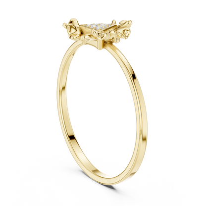 Lab grown diamond RING with JAGER metal.