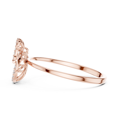 JÄGER METAL Infinity Halo Diamond Ring  | JÄGER JEWEL