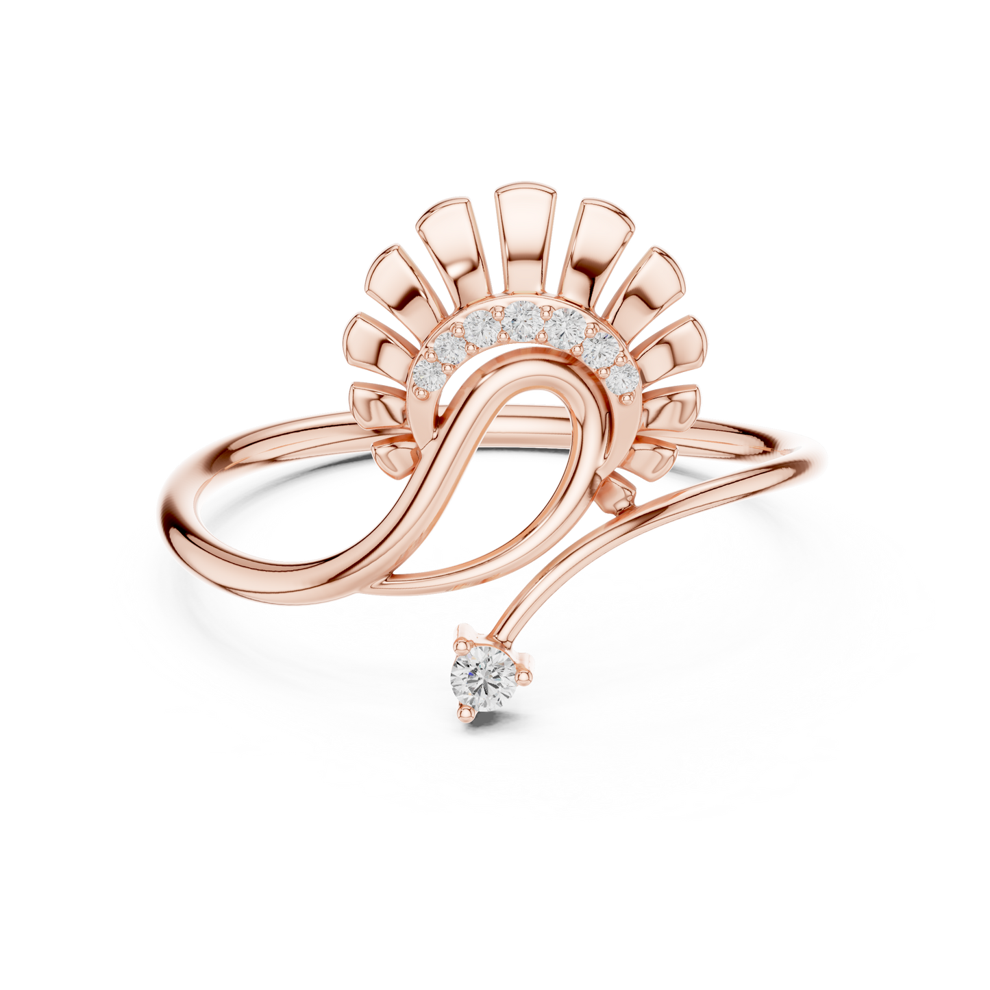 JÄGER JEWEL Aura Bloom Diamond Ring -JAGER Metal