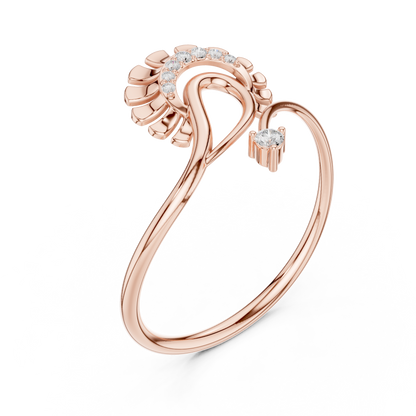 JÄGER JEWEL Aura Bloom Diamond Ring -JAGER Metal