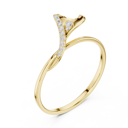 JÄGER JEWEL Soft Petal Diamond Ring – JÄGER Metal