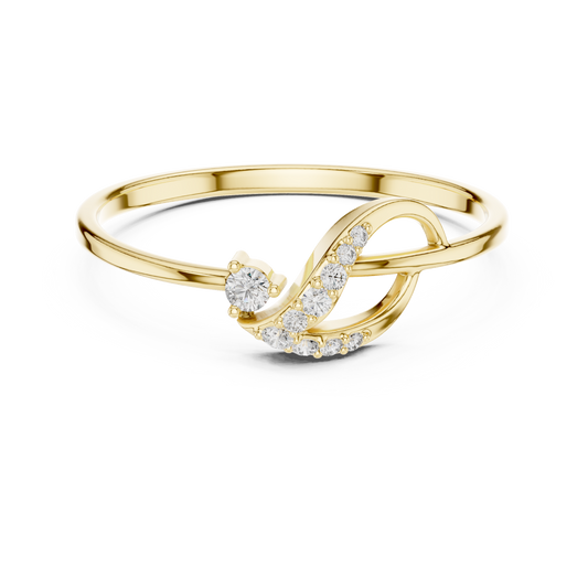 JÄGER JEWEL Infinity Grace Diamond Ring – JÄGER Metal