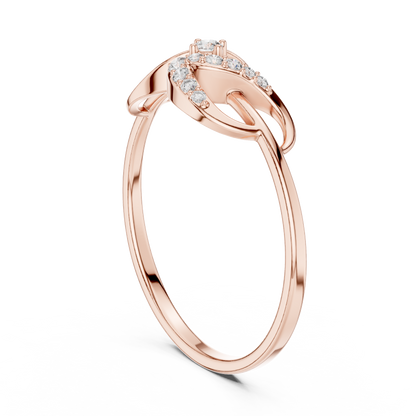 JÄGER JEWEL Flow Knot Diamond Ring – JÄGER Metal