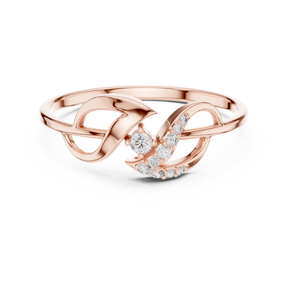 JÄGER JEWEL Flow Knot Diamond Ring – JÄGER Metal