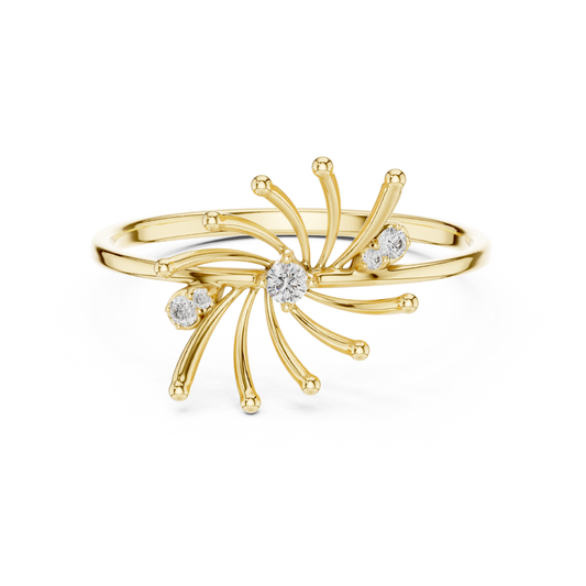 JÄGER JEWEL Radiant Spin Diamond Ring – JÄGER Metal