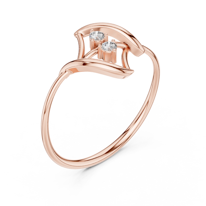 JÄGER JEWEL Prism Balance Diamond Ring – JÄGER Metal