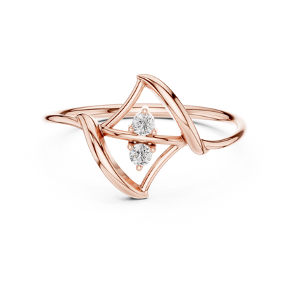 JÄGER JEWEL Prism Balance Diamond Ring – JÄGER Metal
