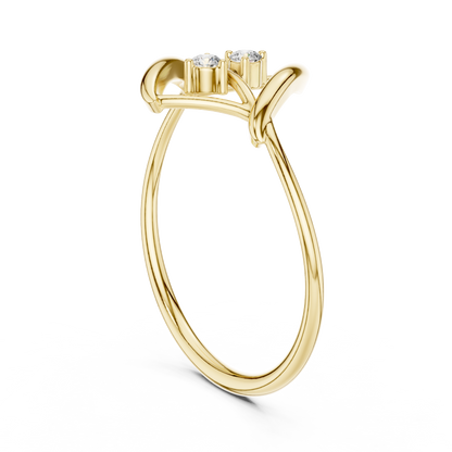 JÄGER JEWEL Prism Balance Diamond Ring – JÄGER Metal