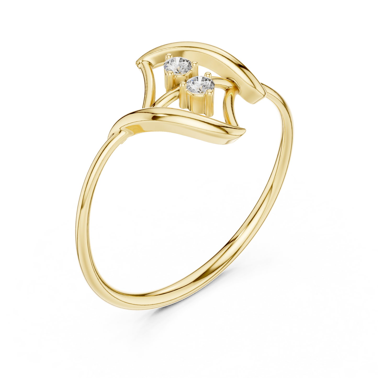 JÄGER JEWEL Prism Balance Diamond Ring – JÄGER Metal