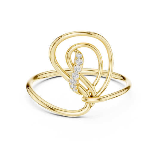 JÄGER JEWEL Infinity Loop Diamond Ring – JÄGER Metal