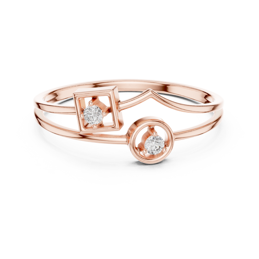 JÄGER JEWEL Dual Geometry Diamond Ring – JÄGER Metal
