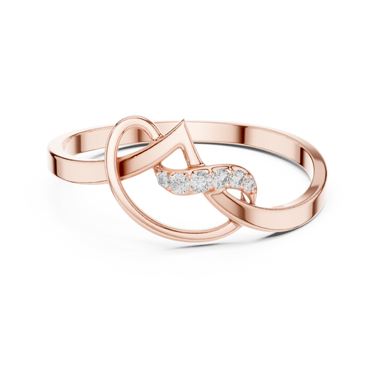 JÄGER JEWEL Infinity Flow Diamond Ring – JÄGER Metal