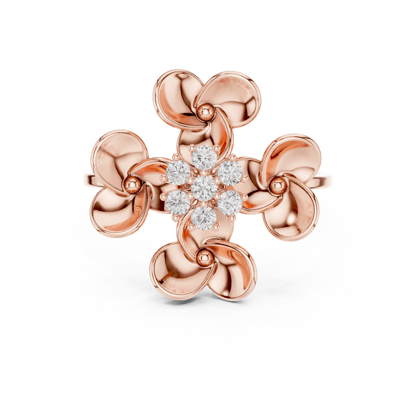 JÄGER JEWEL Radiant Petal Diamond Ring – JÄGER Metal