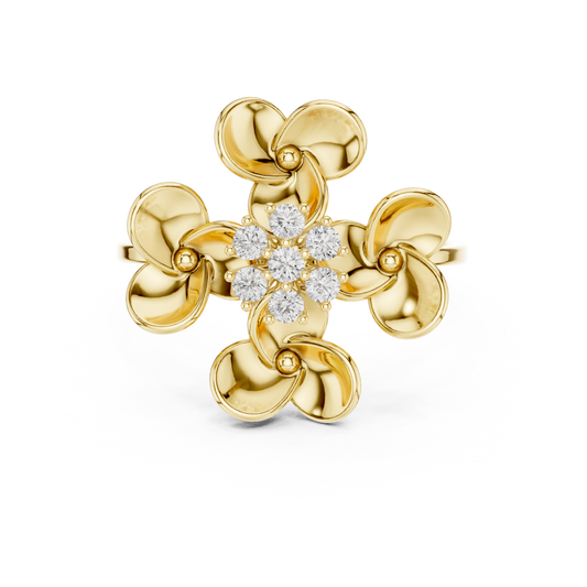 JÄGER JEWEL Radiant Petal Diamond Ring – JÄGER Metal