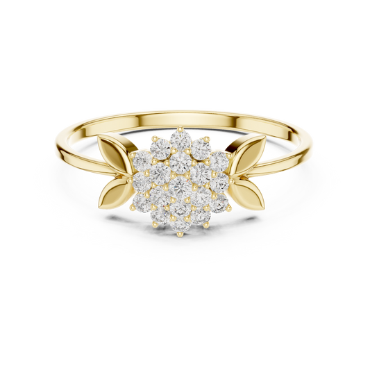 JÄGER JEWEL Blossom Aura Diamond Ring – JÄGER Metal