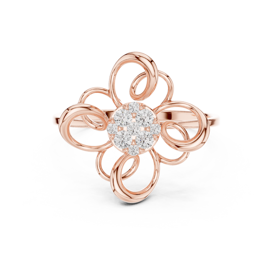 JÄGER JEWEL Serene Bloom Diamond Ring – JÄGER Metal