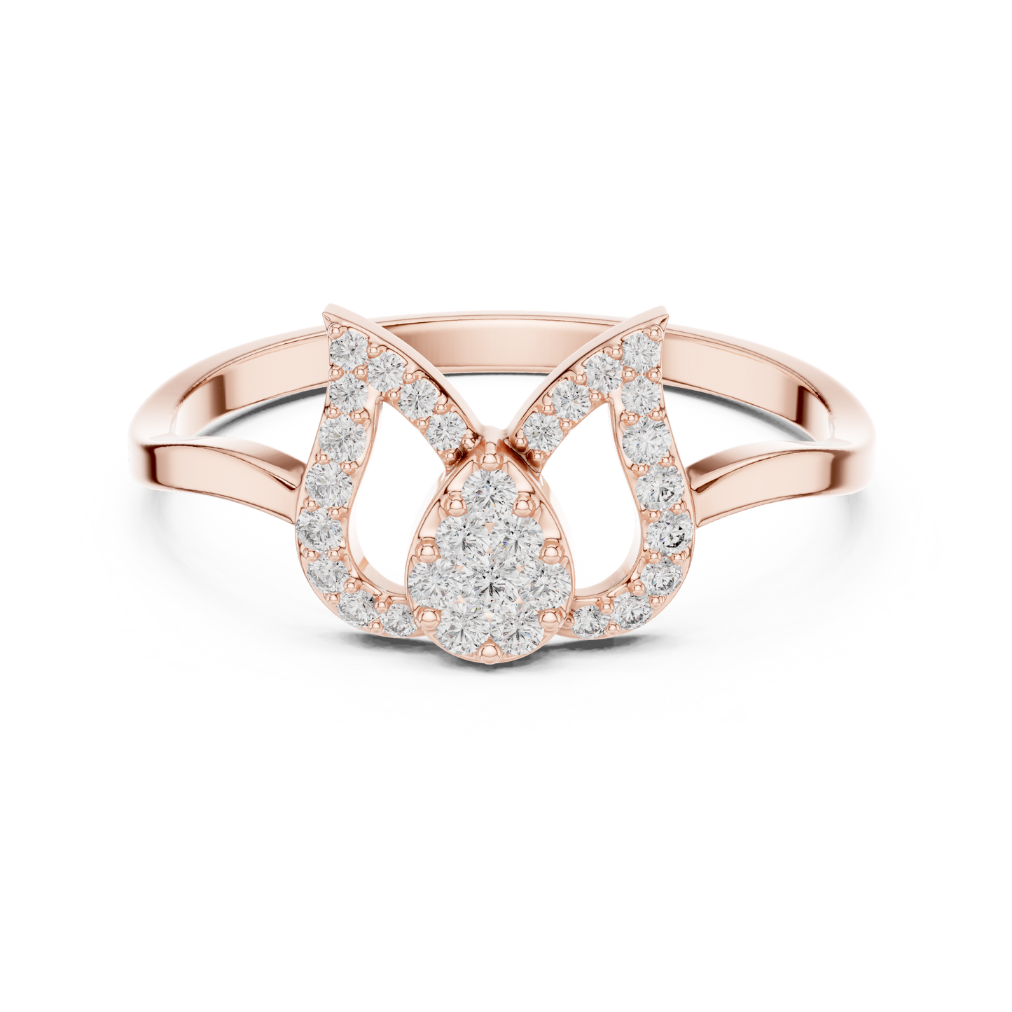 JÄGER JEWEL Royal U-Crown Diamond Ring – JÄGER Metal