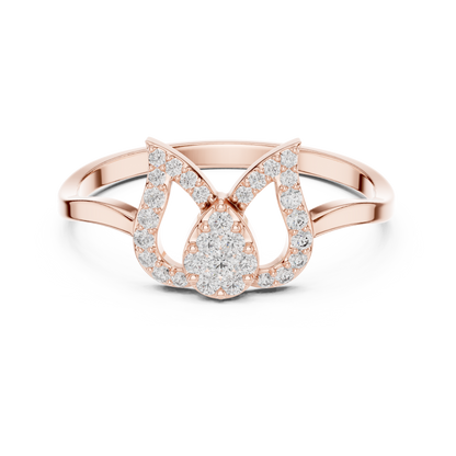 JÄGER JEWEL Royal U-Crown Diamond Ring – JÄGER Metal
