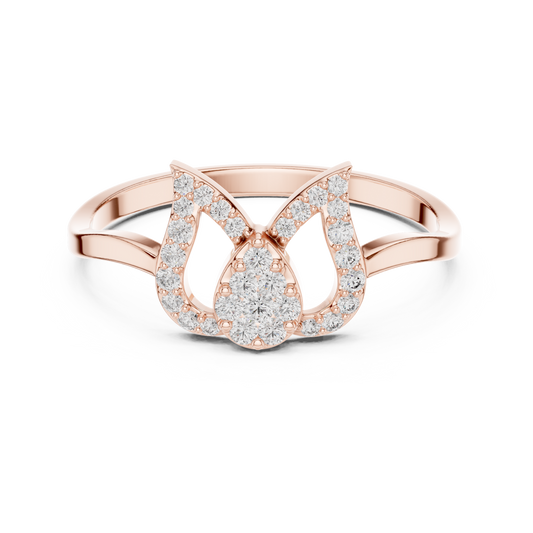 JÄGER JEWEL Royal U-Crown Diamond Ring – JÄGER Metal